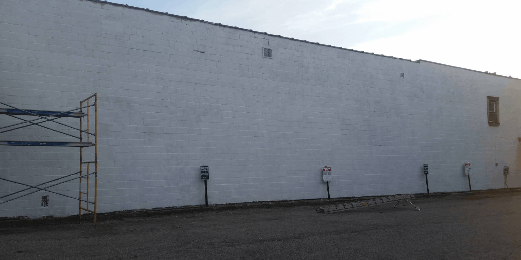 Blank wall
