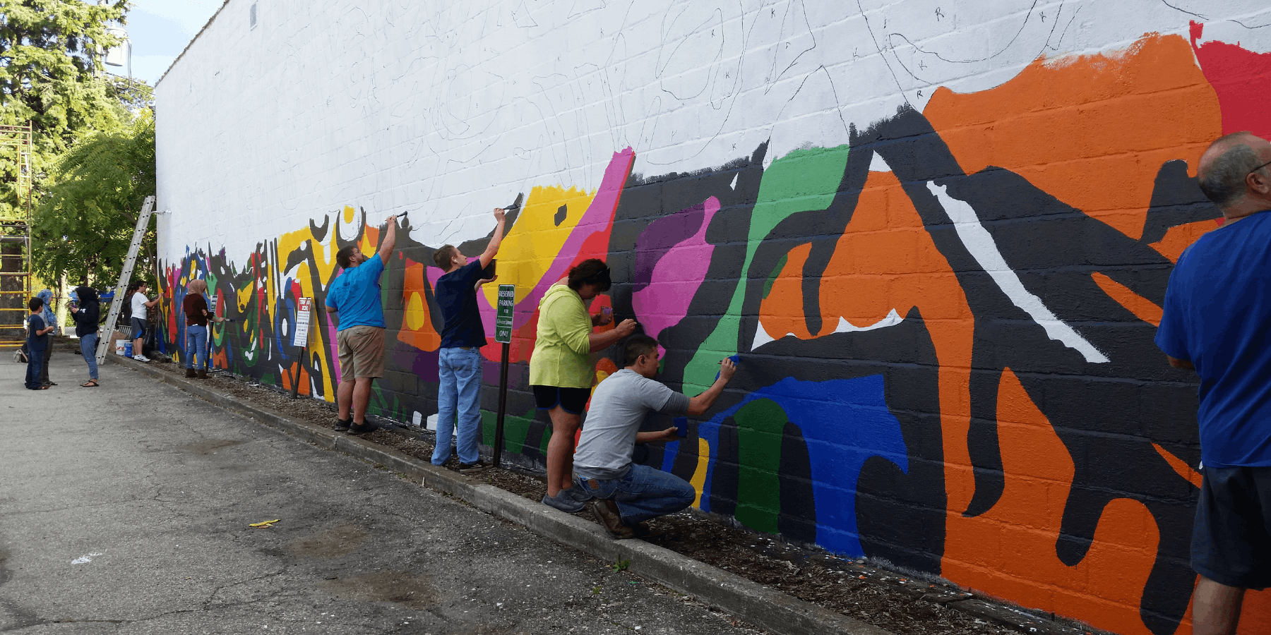 First community painting day