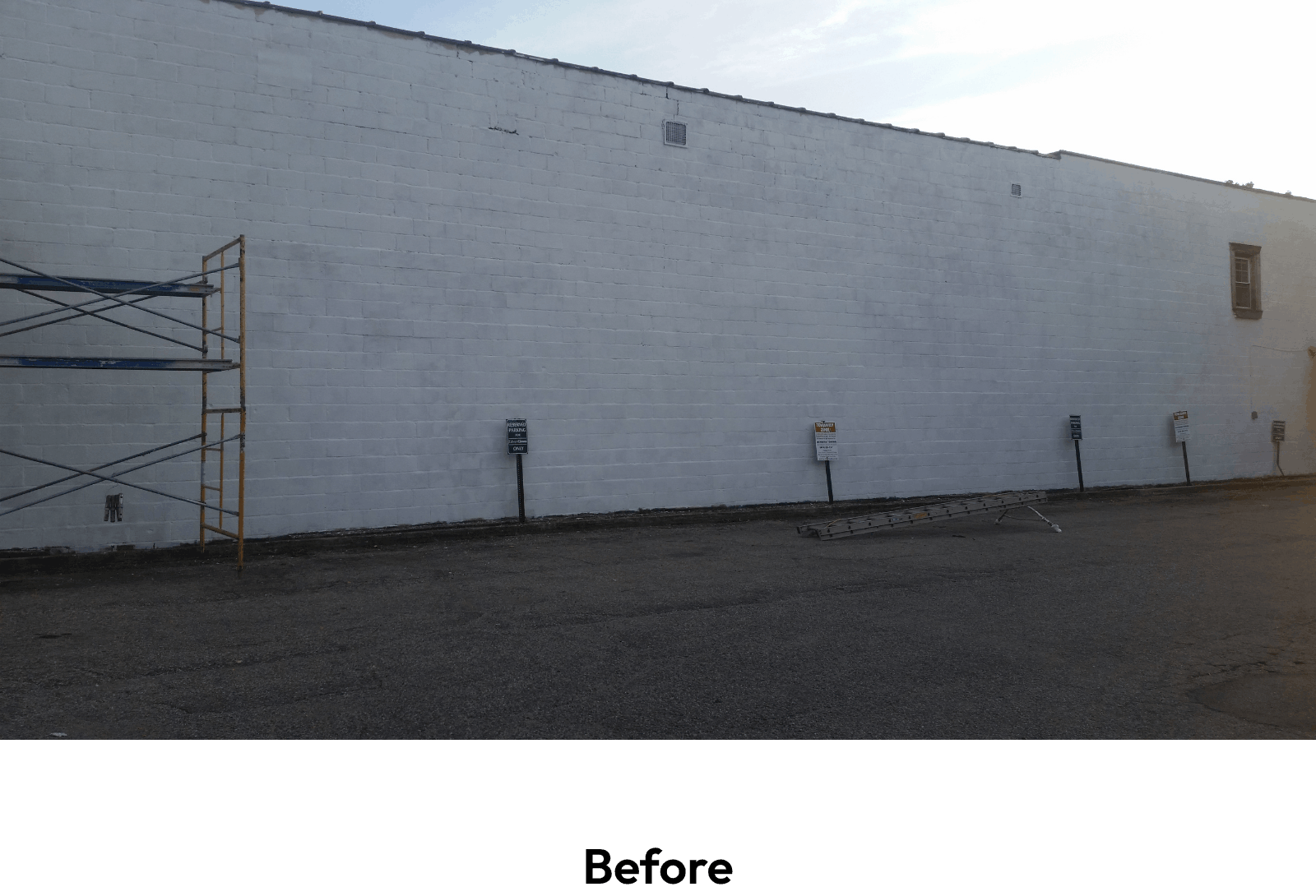 Blank wall