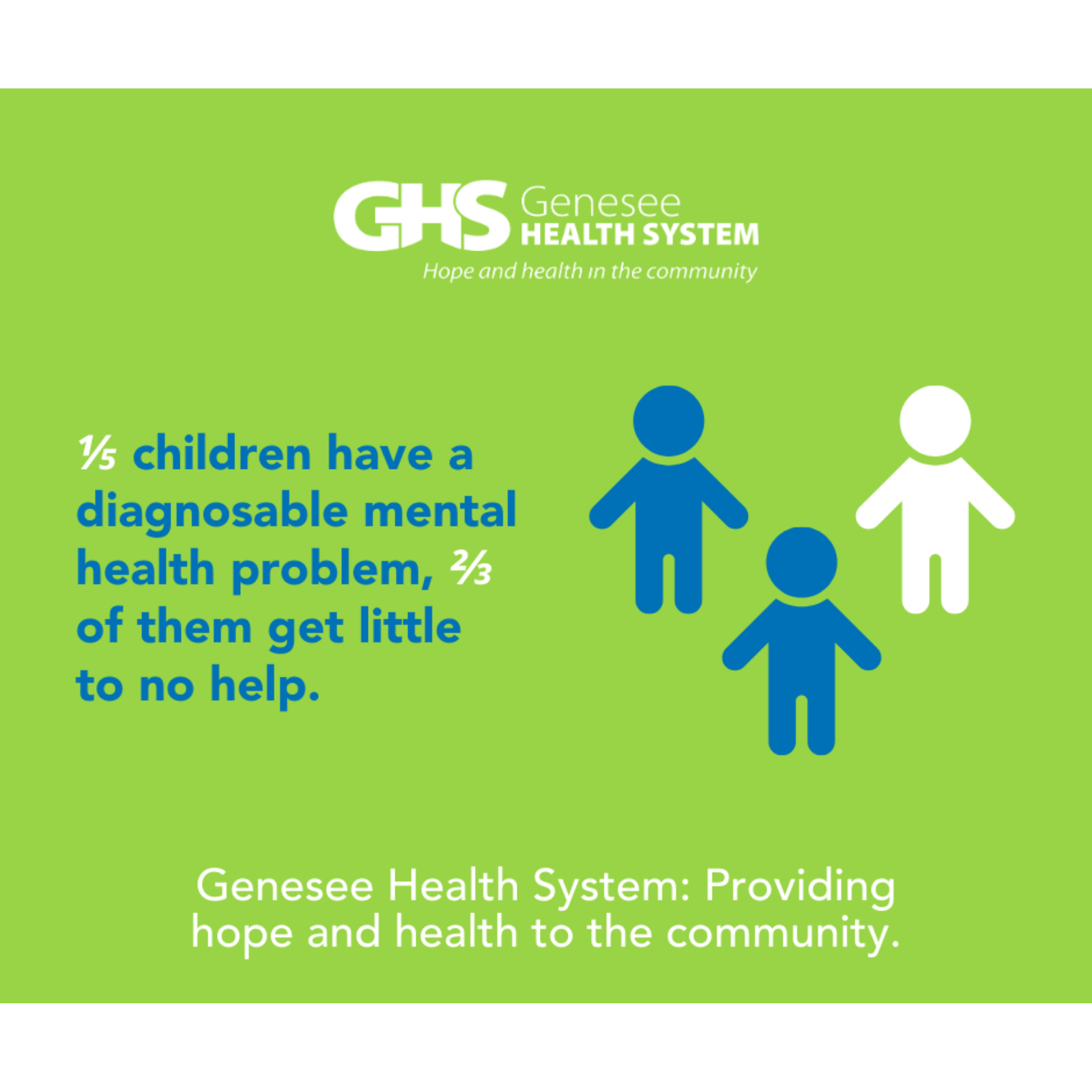 GHS Children's Mental Health Social Graphic
