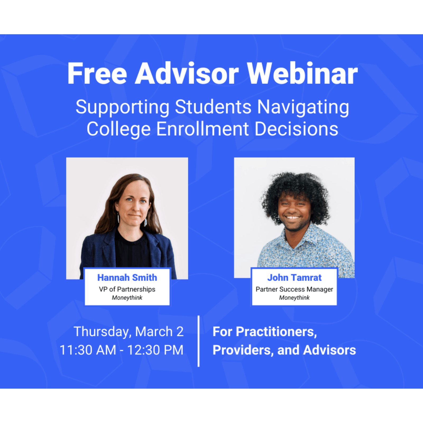 Advisor Webinar DecidED Social Graphic