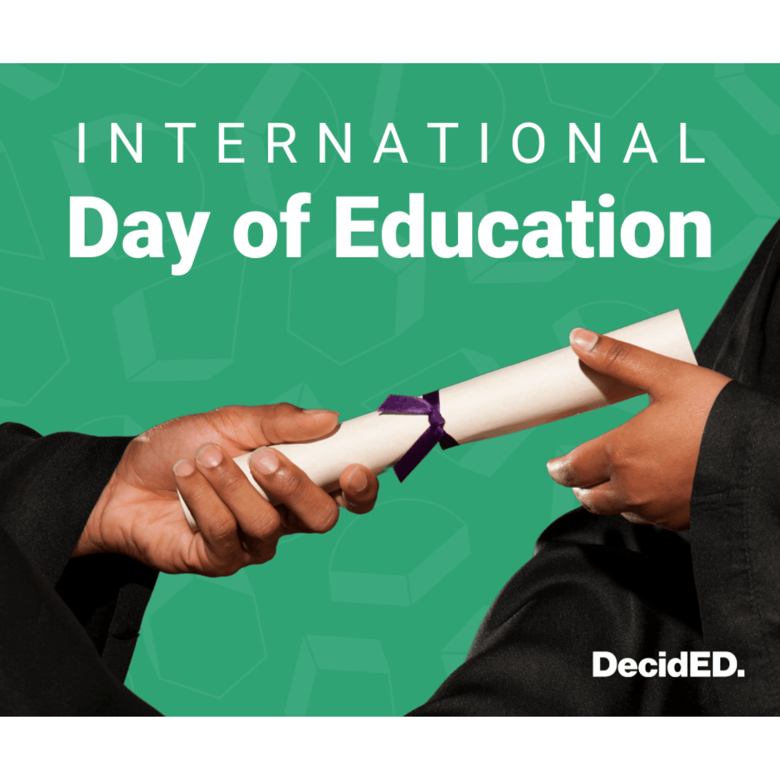 Day of Education DecidED Social Graphic