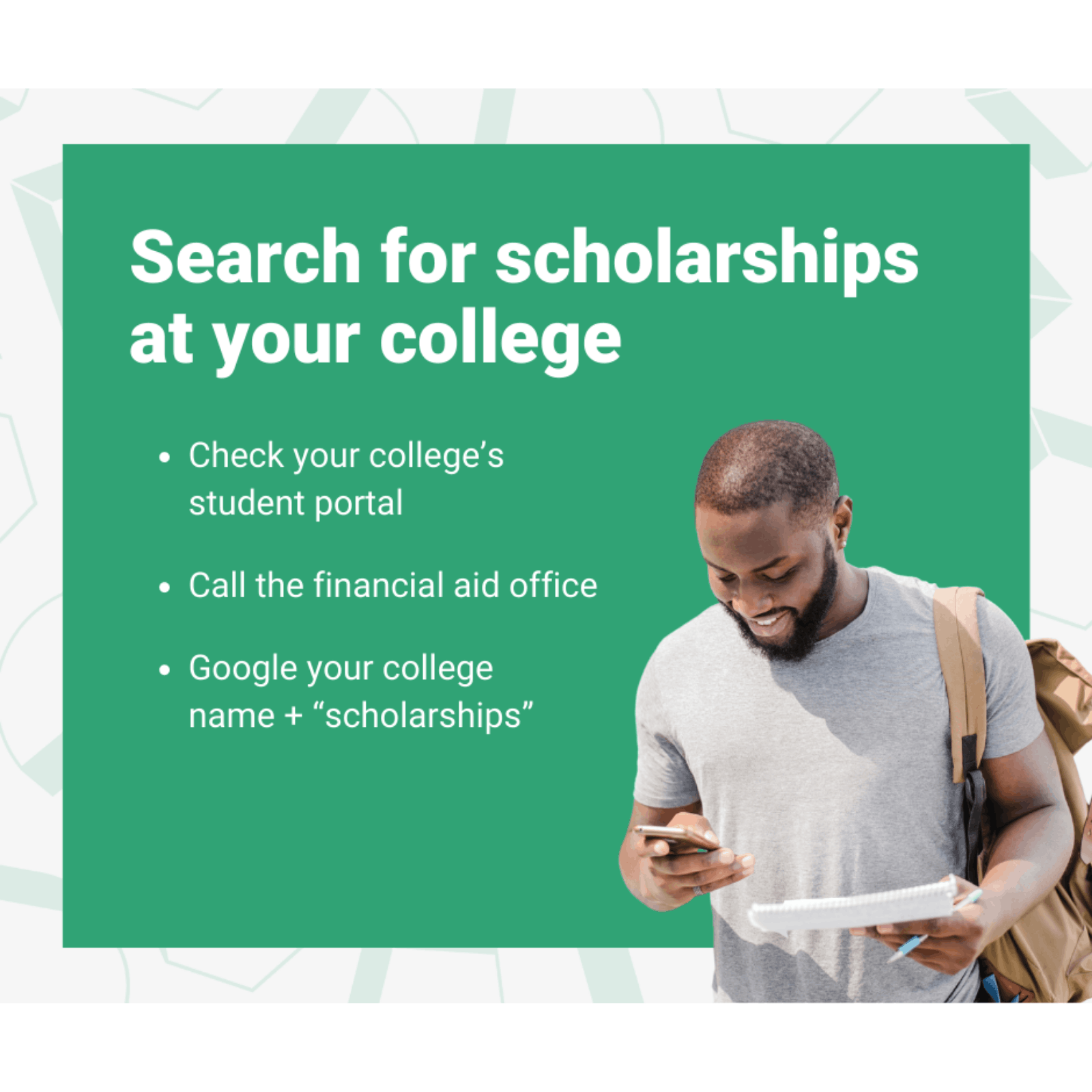 College Scholarship DecidED Social Graphic