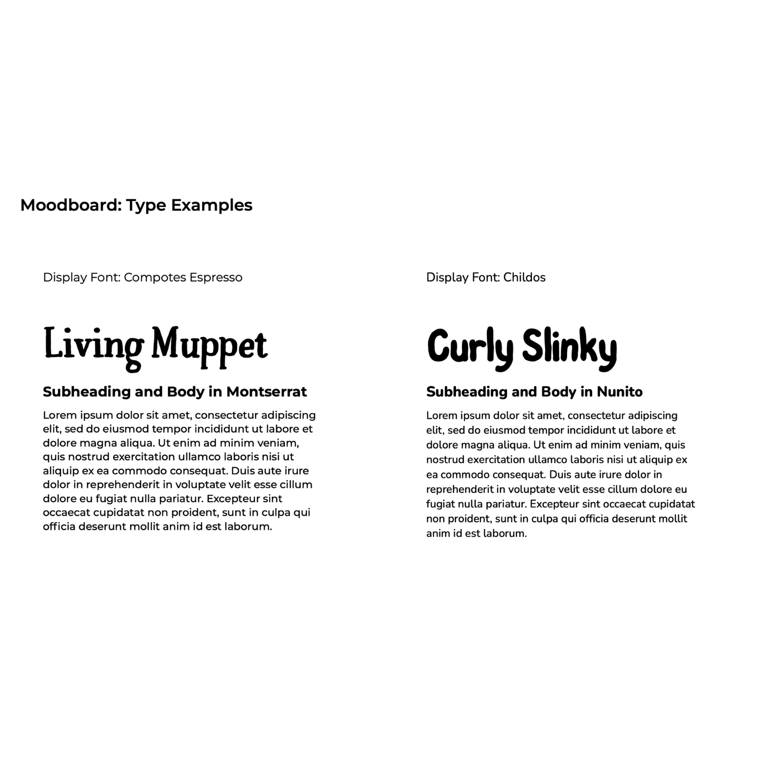 Creative Brief Type Sample 1