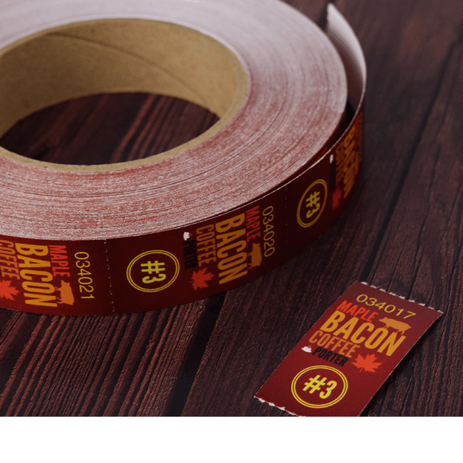 Bacon Single Roll Ticket