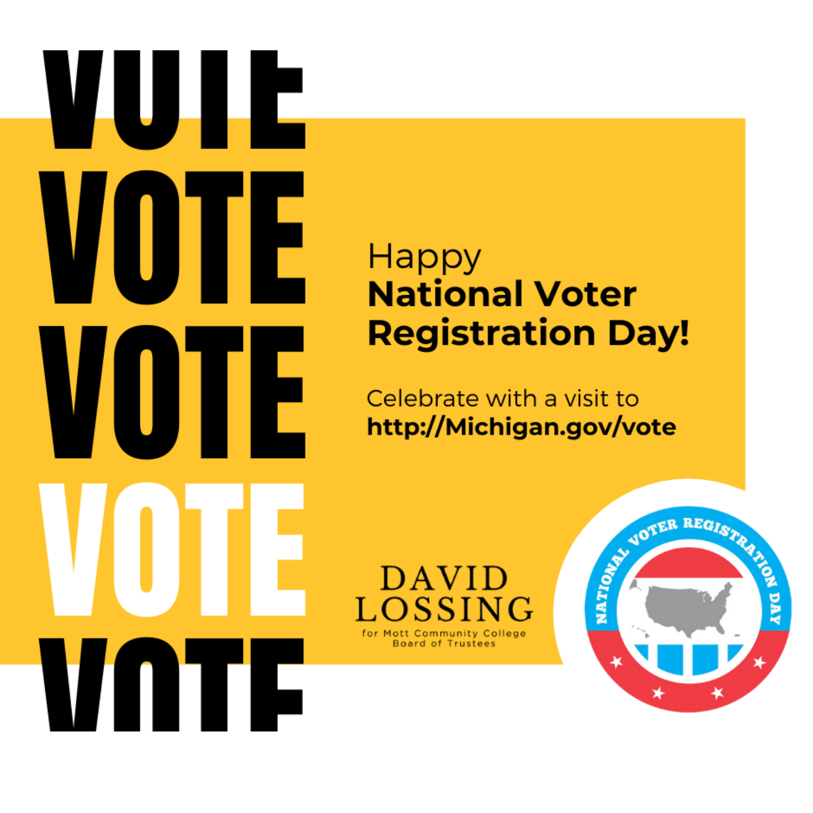 Vote Now Social Media Graphic